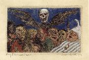 James Ensor The Deadly Sins Dominated by Death oil painting reproduction